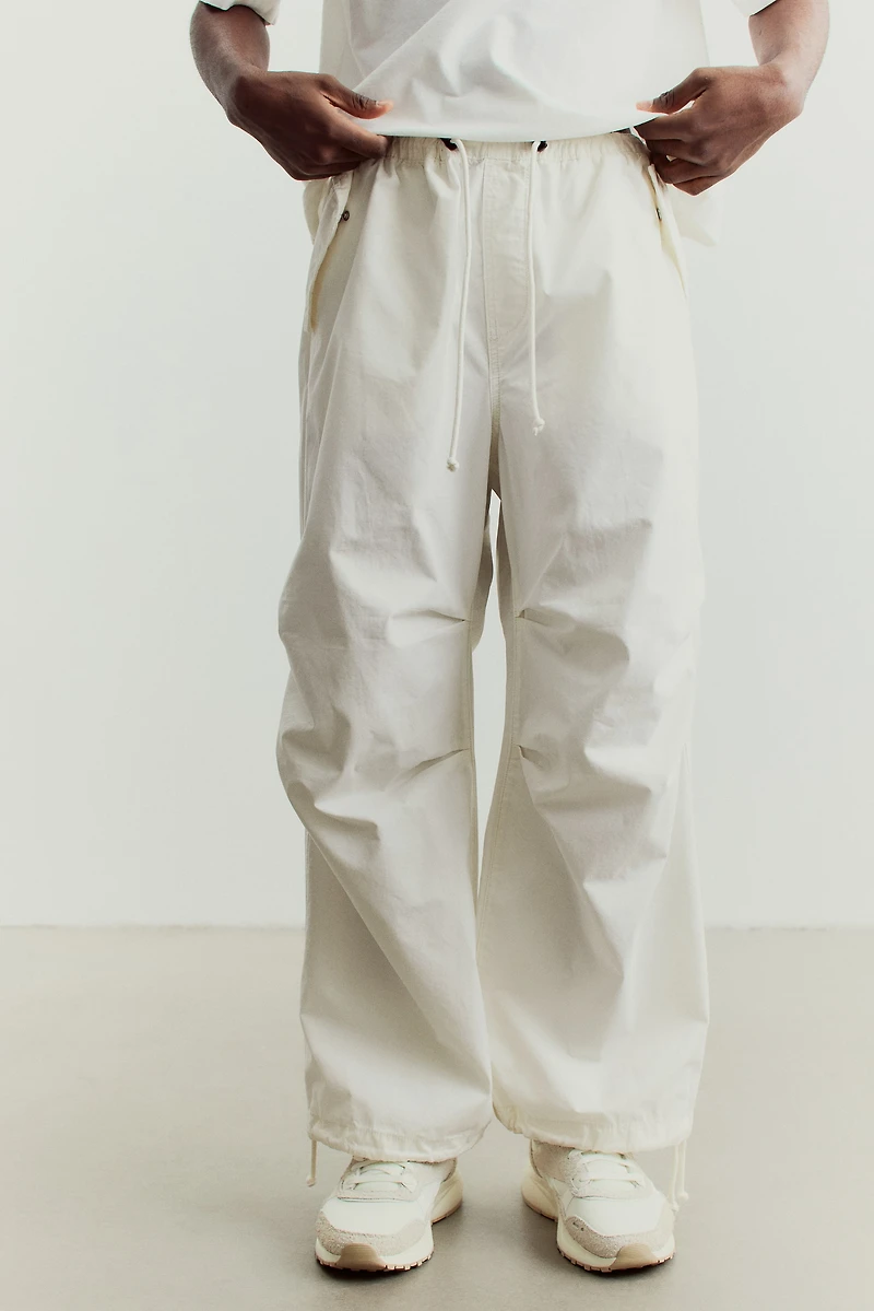 Pantalon parachute flottant