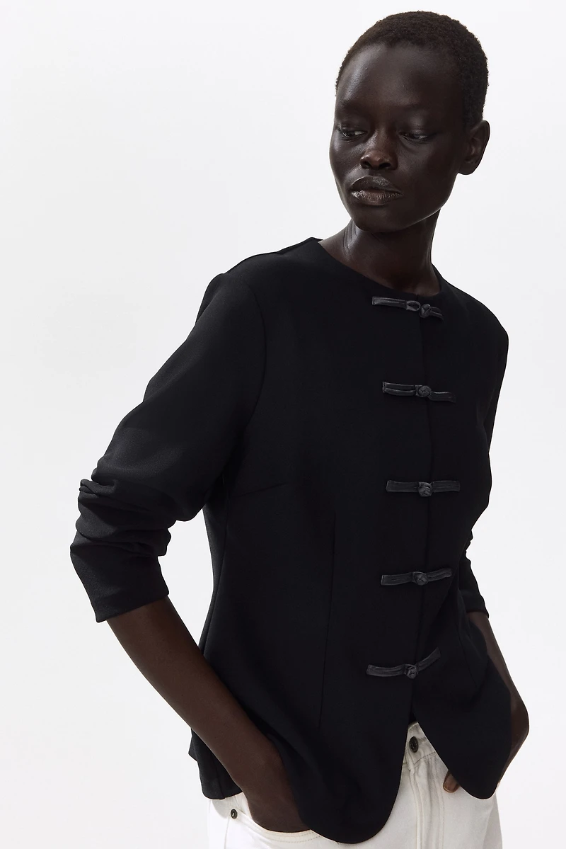 Knot-Button Jacket