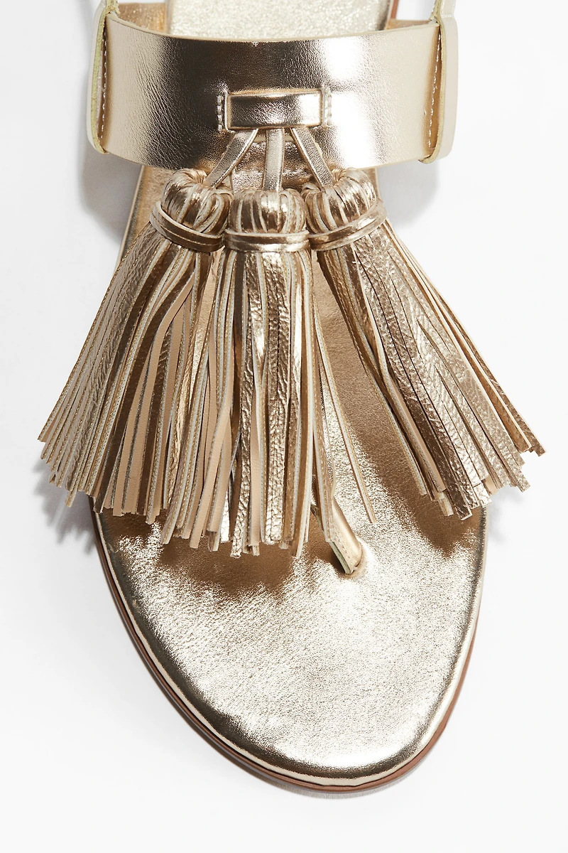 Tasseled Sandals
