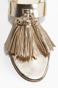 Tasseled Sandals