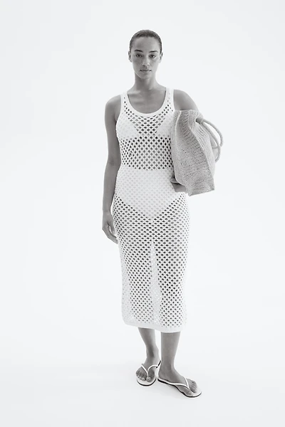 Crochet-Look Dress