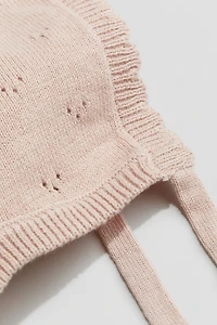 Knit Cotton Bonnet