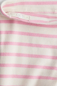 Legging en jersey côtelé