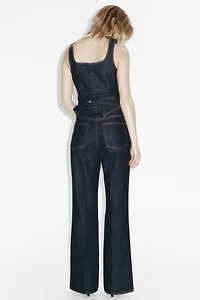 Jean taille haute semi-évasé