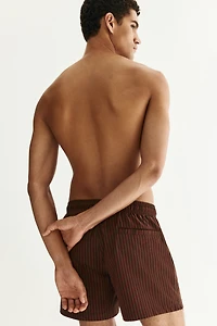 Seersucker swim shorts