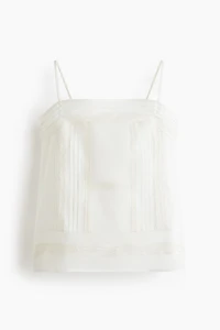 Open-Back Cotton Beach Top