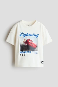 Oversized T-Shirt with Printed Motif