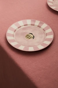 Medium-Sized Porcelain Plate with Motif