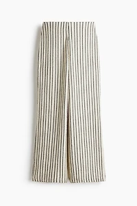 Pantalon large à effet froissé