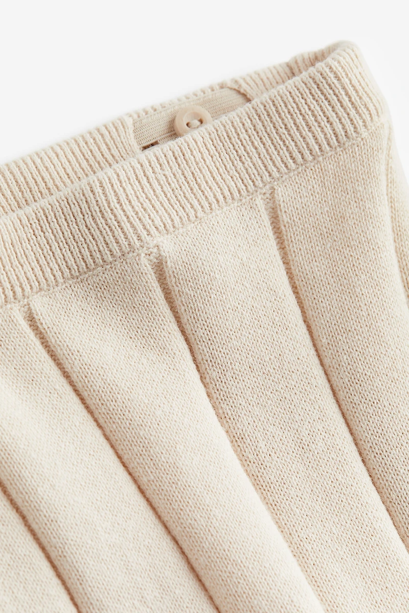 2-piece Knit Cotton Set