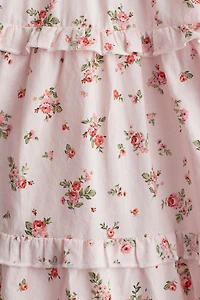 Tiered Cotton Dress