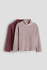 2-pack Ribbed Turtleneck Tops