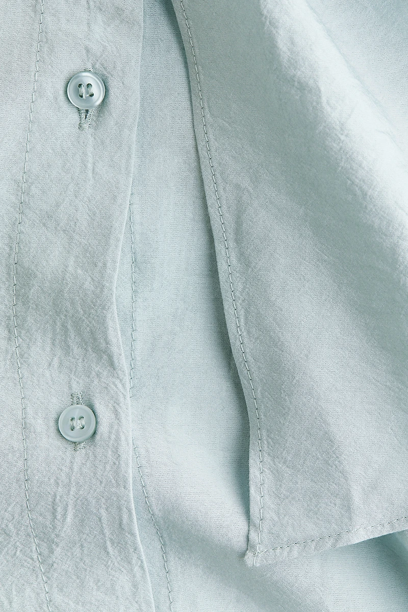 Scarf-Detail Shirt