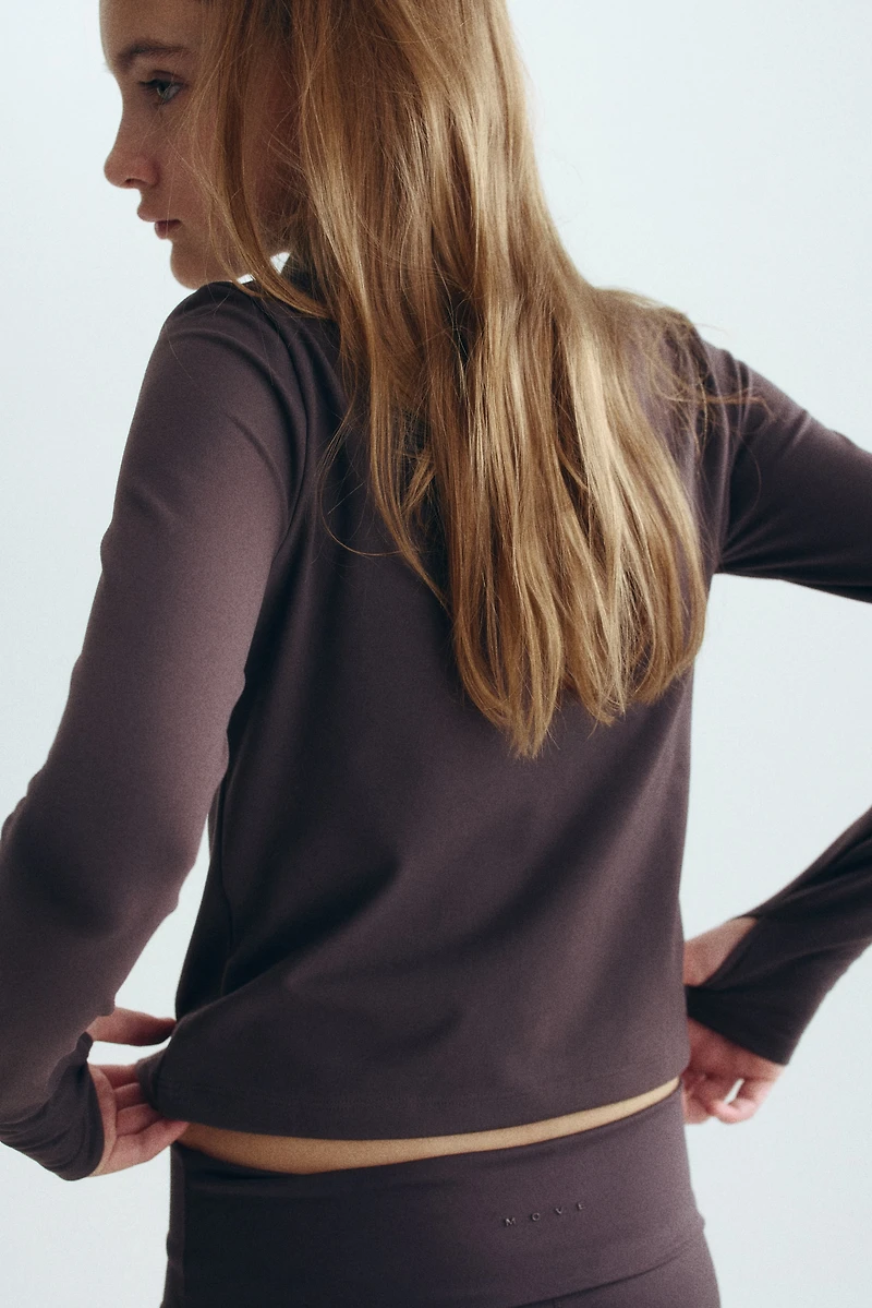 Legging de yoga à ceinture repliée SoftMove🅪