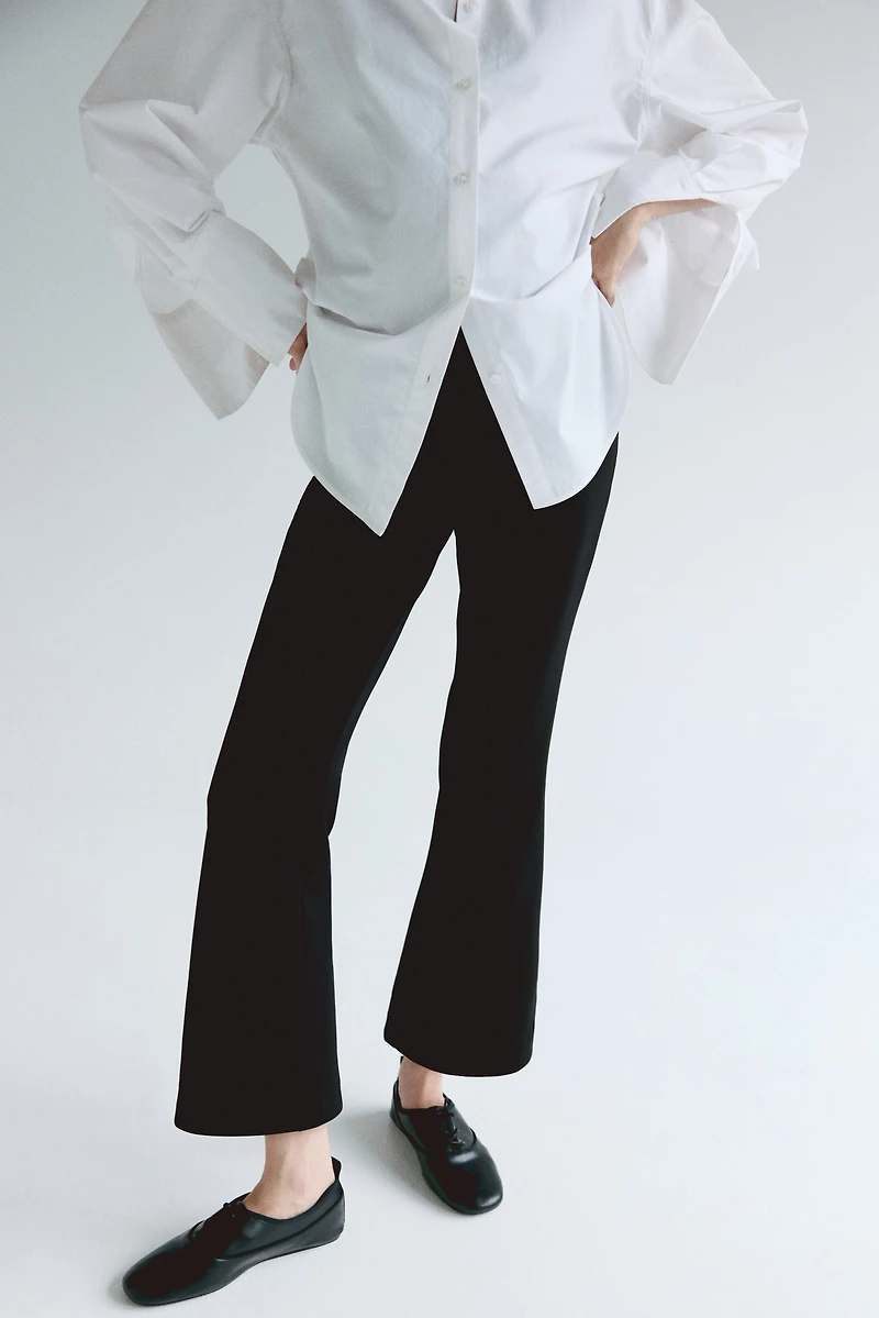 MAMA Pantalon évasé en interlock