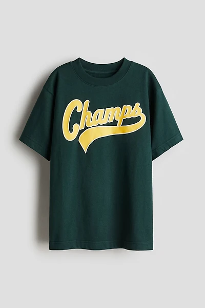 Printed Cotton T-Shirt