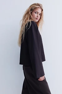 Haut à manches longues en coton