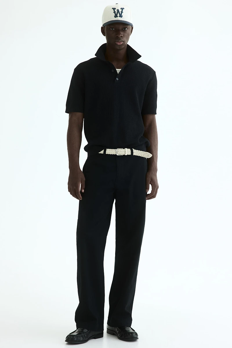 Regular-Fit Knit Polo Shirt