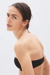 Padded Microfiber Balconette Bra