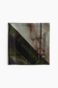 Patterned Silk Scarf