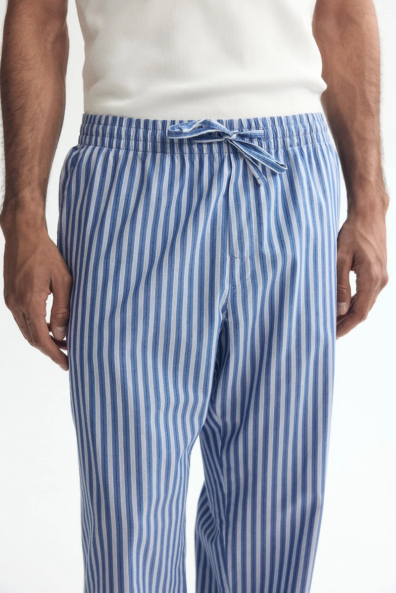 Relaxed-Fit Poplin Pants