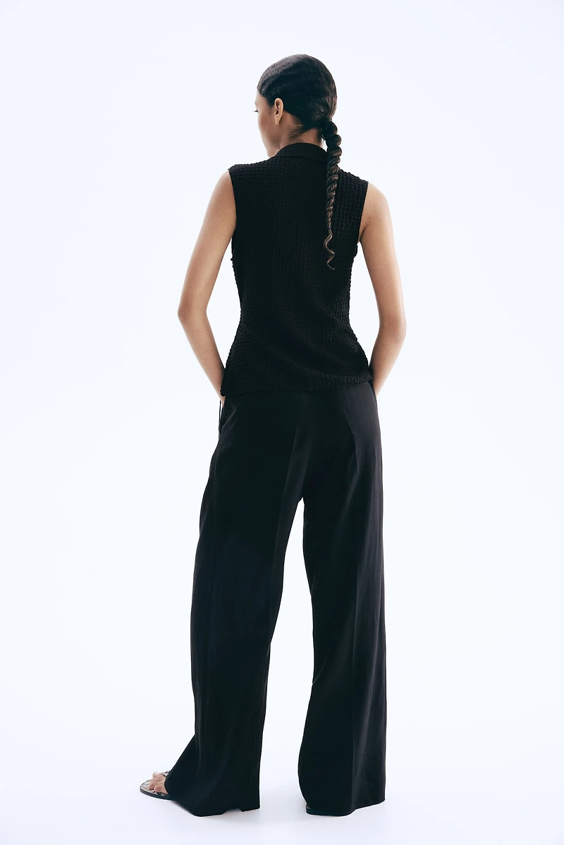 Textured Jersey Vest