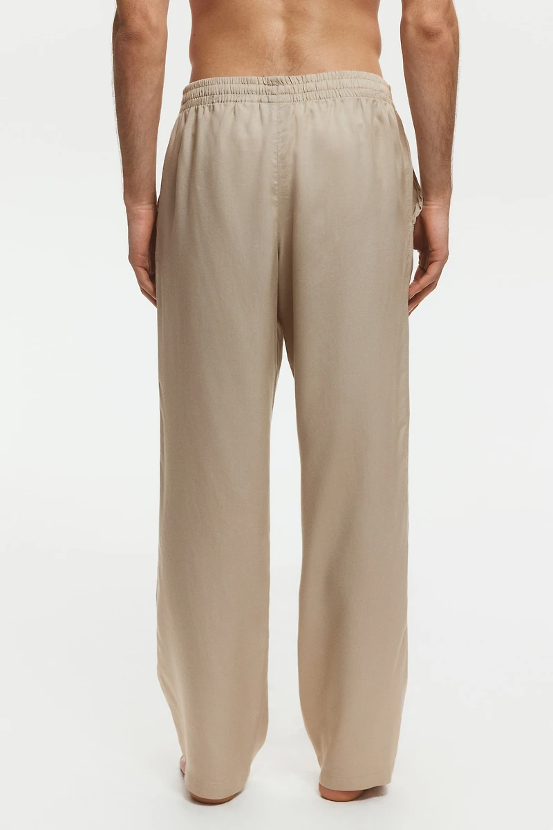 Relaxed-Fit Lyocell Pants