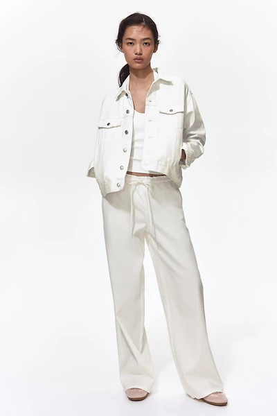 Denim Pull-On Pants
