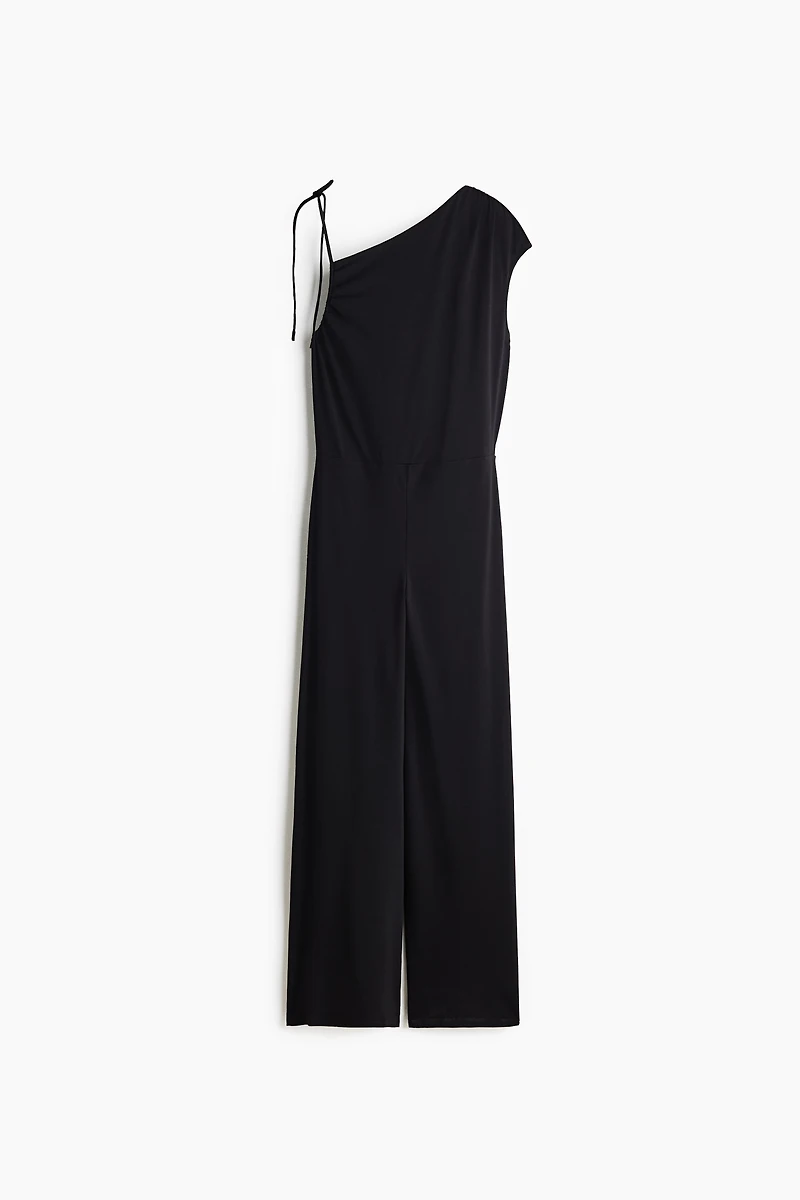 Asymmetric Jersey Jumpsuit