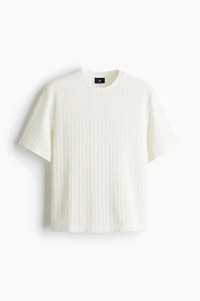 T-shirt classique façon crochet