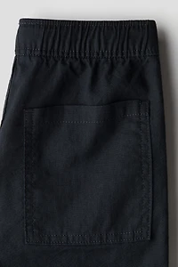 Linen-Blend Pants