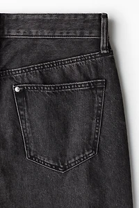 Barrel-Leg Loose-Fit Jeans