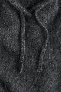 Mohair-Blend Hoodie