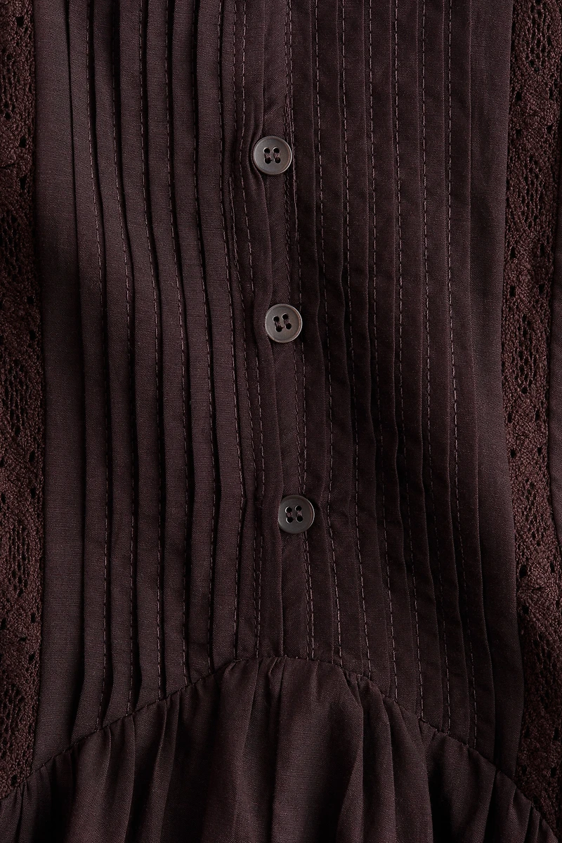 Robe tunique en viscose mélangée