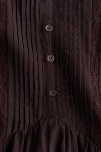 Robe tunique en viscose mélangée