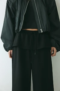 Scuba Pants with Layered Skirt
