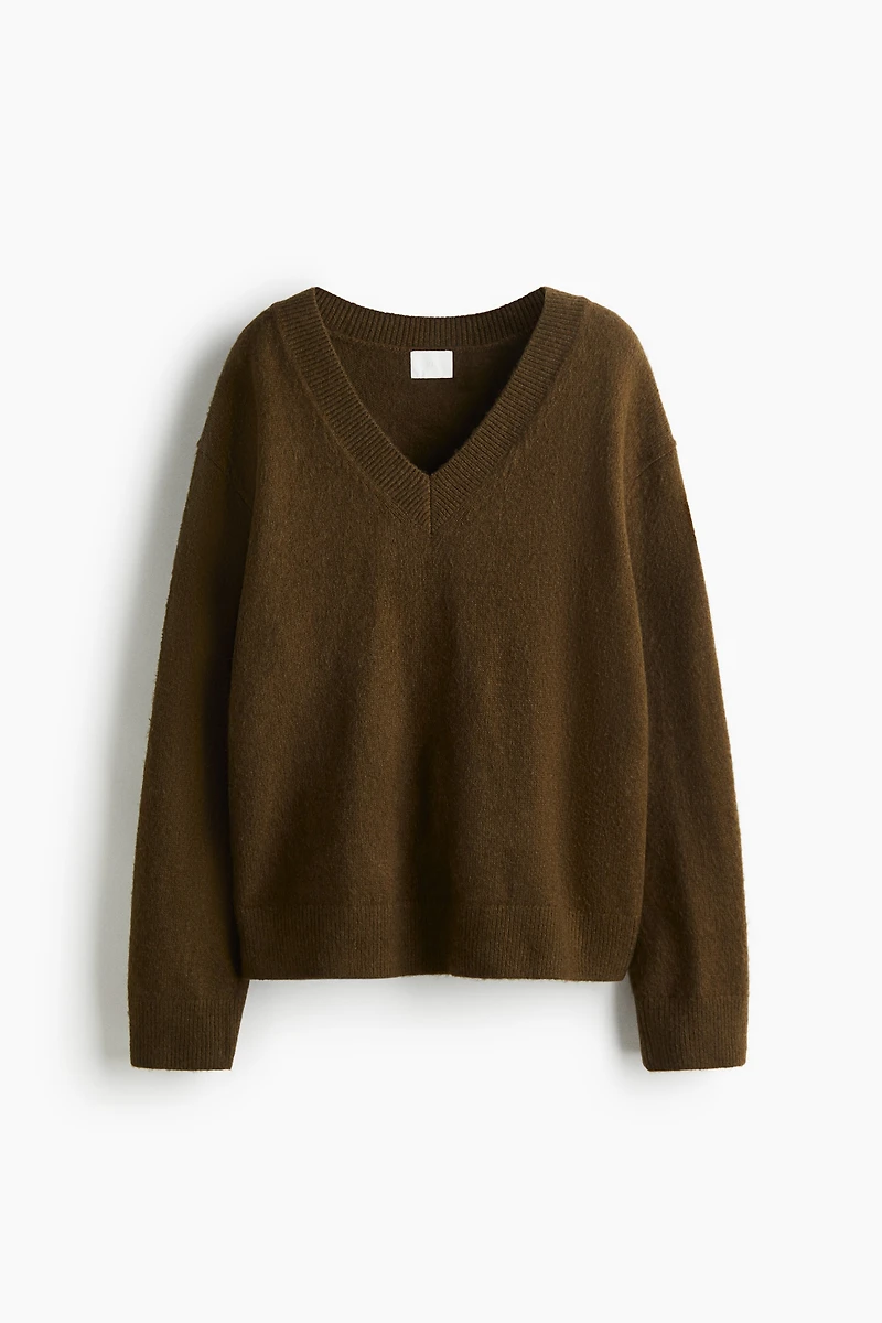 Oversized V-Neck Sweater