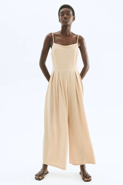 Combi-pantalon plissée