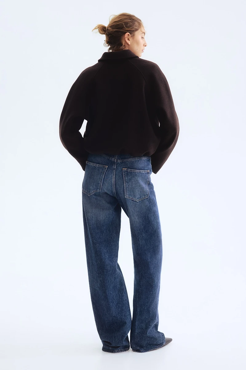 Veste courte en laine mélangée