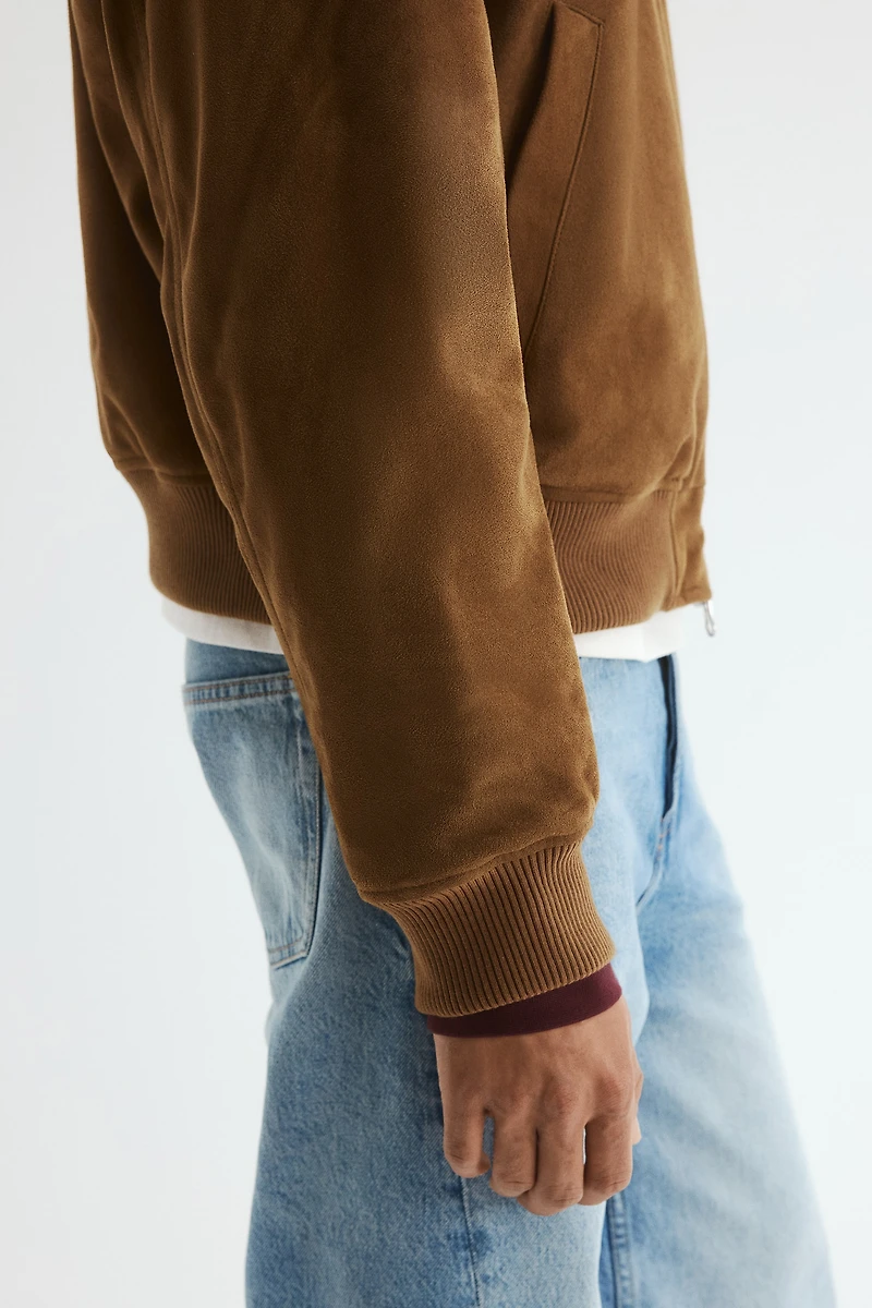 Jacket with Teddy Fleece Collar