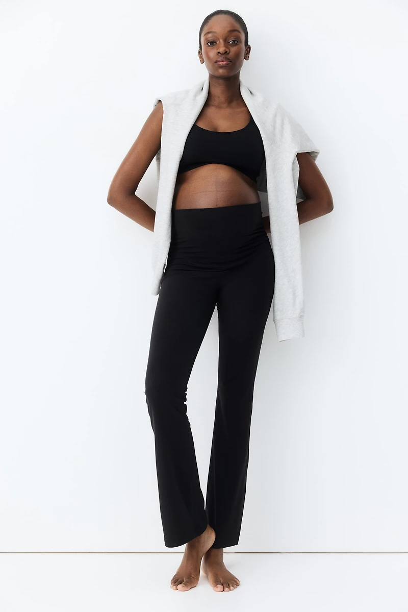 MAMA Flared Sports Leggings with SoftMove™