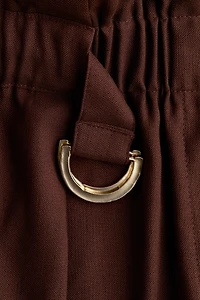 Paper Bag Shorts with Belt