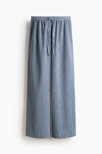 Pantalon froissé avec cordon de serrage