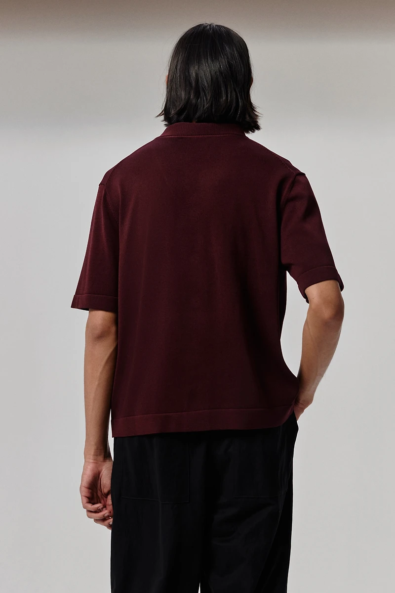 Regular-Fit Fine-Knit Shirt