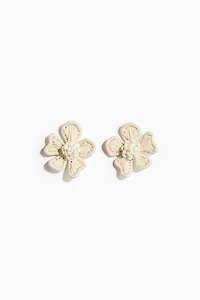 Flower-Shaped Earrings