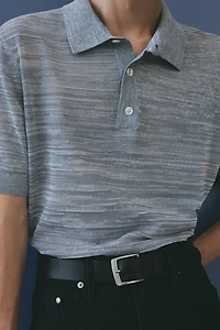 Polo classique en tricot fin