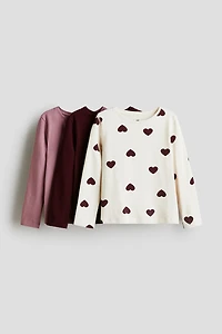 3-pack Long-sleeved Tops