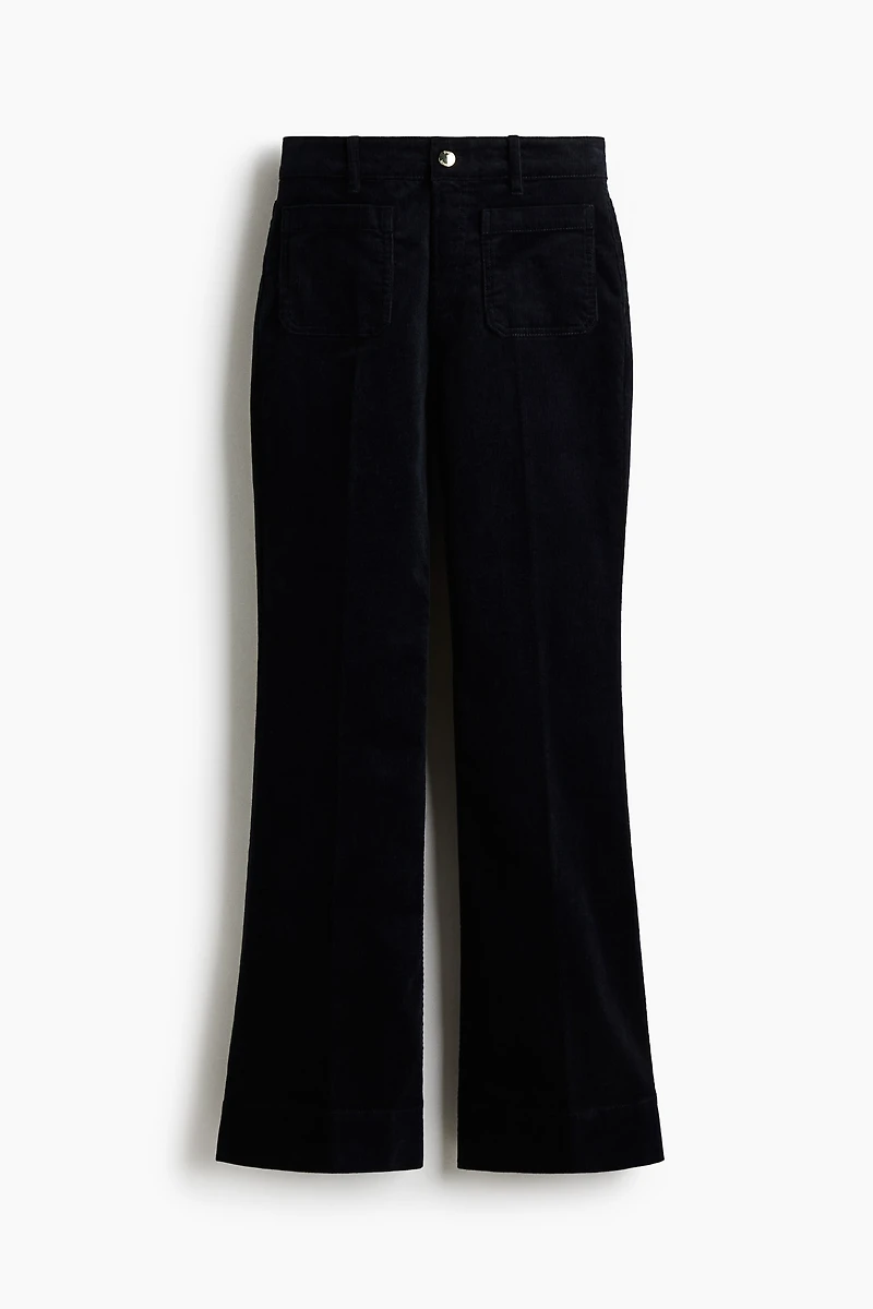 Flared Corduroy Pants