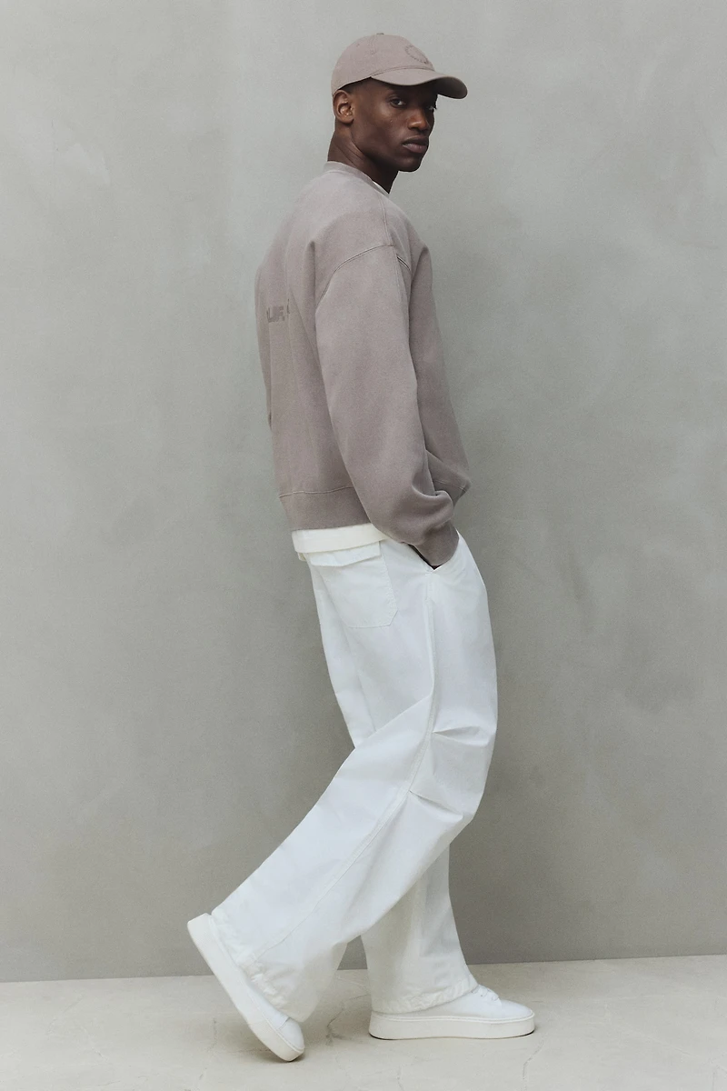 Loose-Fit Printed Sweatshirt