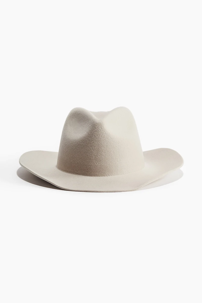 Felted Wool Cowboy Hat